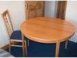 £75 - DINING TABLE and 4 chairs, 