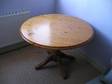 ROUND SOLID pine table,  Solid pine round table. A little....