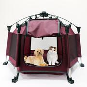 Portable pop up pet tent